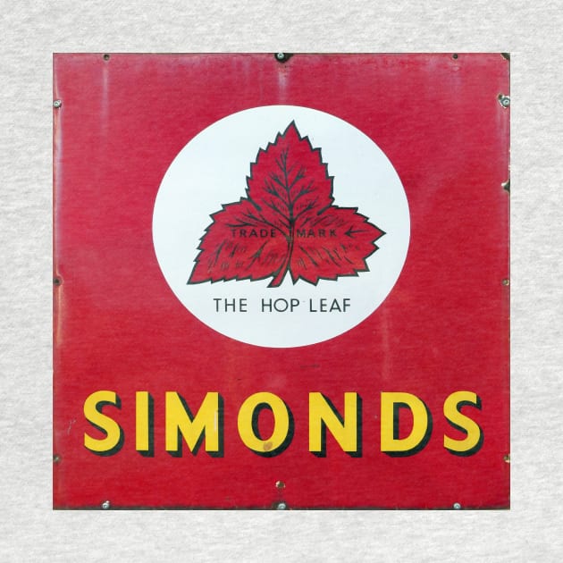 Simonds Beer, vintage enamel sign. by JonDelorme